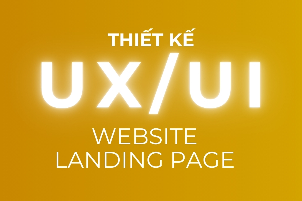 thiết kế ux ui website landing page